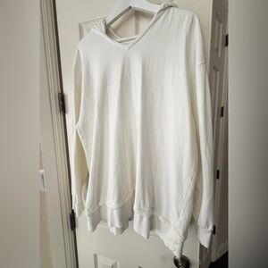 ATHLETA white hoodie size XL
